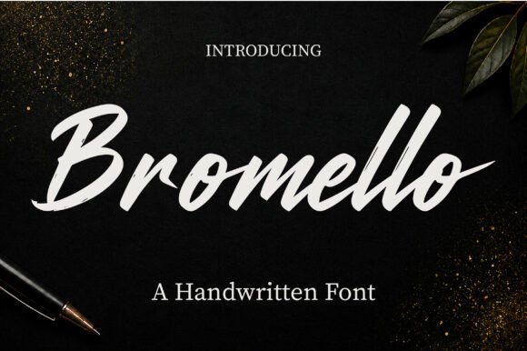 Bromello: A Modern Handwritten Script for Creative Projects