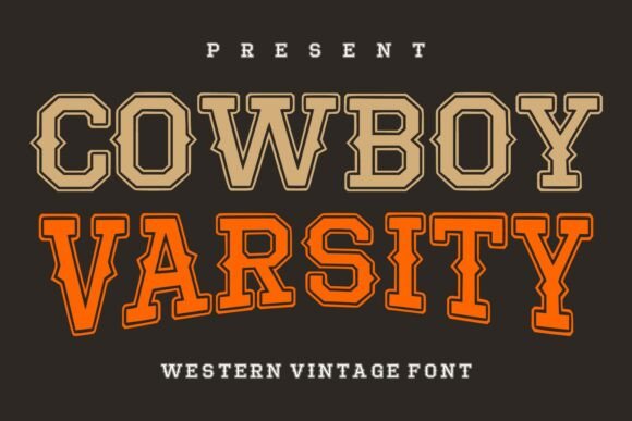 Cowboy Varsity: Where Vintage Grit Meets Collegiate Pride