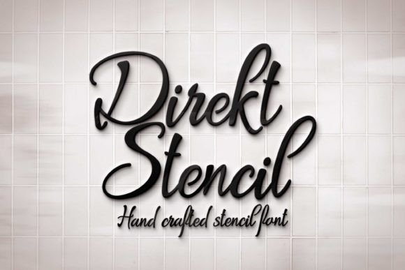Direkt Stencil: A Modern Script for Authentic Design