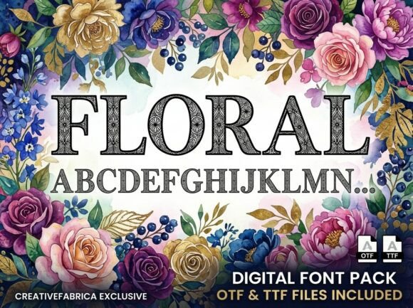 Floral: A Bold Typeface for Unforgettable Branding