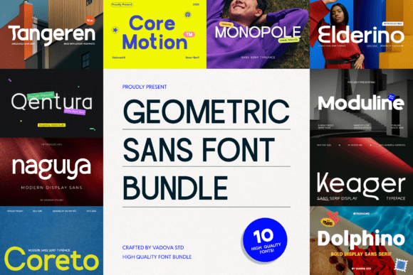 Geometric Sans Bundle: The Modern Designer's Typographic Toolkit