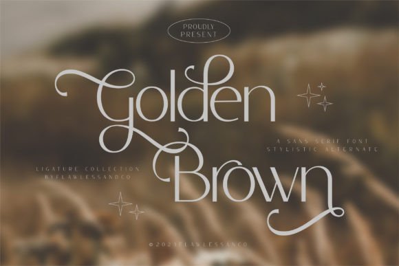Golden Brown: An Elegant Sans Serif for Refined Design