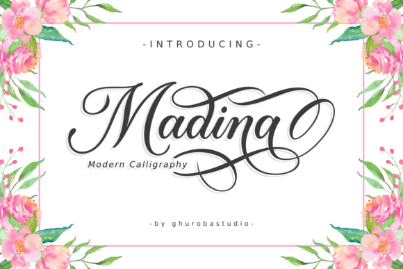 Madina: The Handwritten Font That Brings Elegance to Every Design