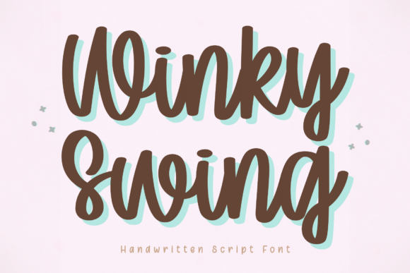 Winky Swing: The Handwritten Font That Brings Joy to Your Projects
